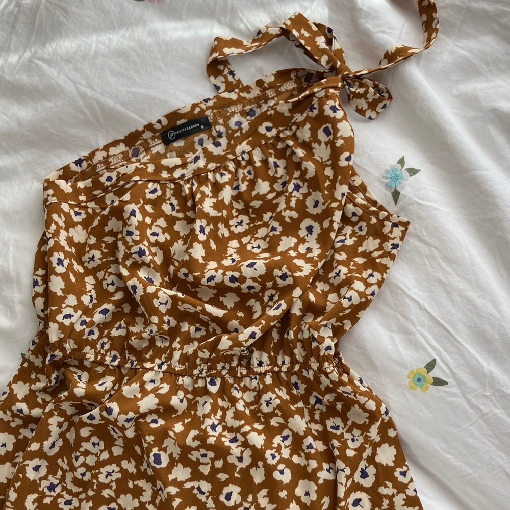 Floral One Shoulder Dress